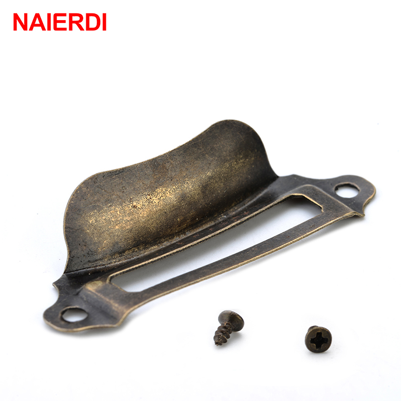 Furniture Hardware Names - 10 قطعة NAIERDI العتيقة صندوق التسمية