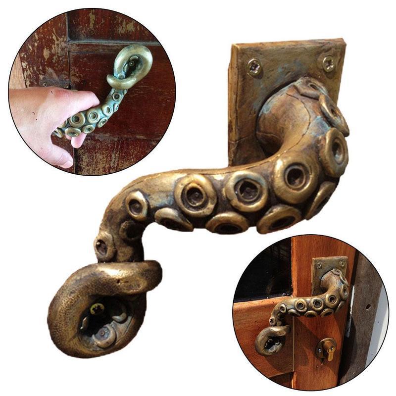 Furniture Hardware Manufacturer - خمر الأخطبوط مقبض الباب الحيوان نمط