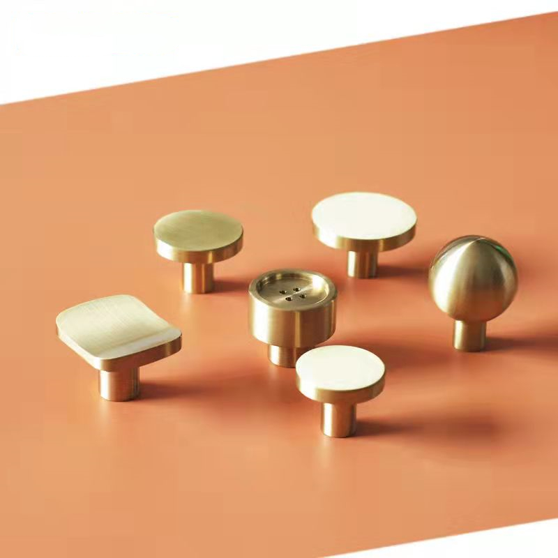 Furniture Hardware Manufacturer - الحديث الصلبة النحاس خزانة مقابض المطبخ