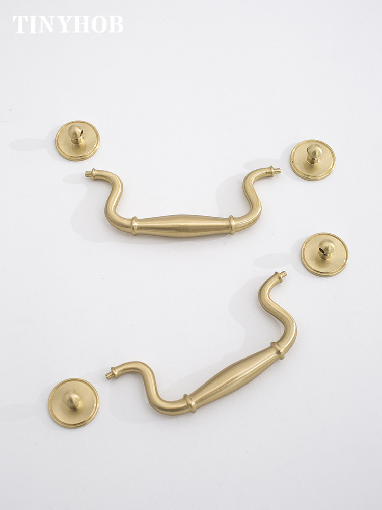 مقابض سحب فاخرة عتيقة من النحا - مراجعة Furniture Hardware Drop Pulls وسعره