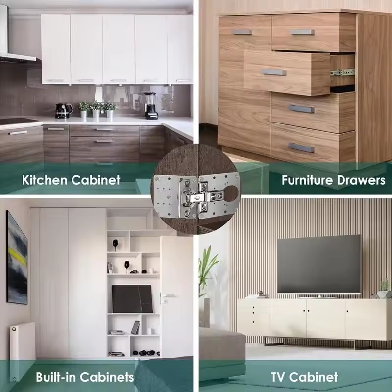 2-8 قطع من لوحات إصلاح مفصلات  - مراجعة Cabinet Hinge Overlay وسعره