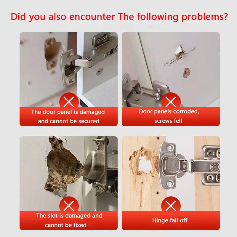 2-8 قطع من لوحات إصلاح مفصلات  - مراجعة Cabinet Hinge Overlay وسعره