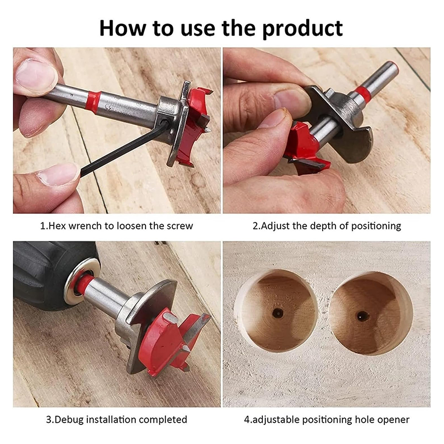 1 قطعة/5 قطع، مثقاب فورستنر أح - مراجعة Furniture Hardware Fitting وسعره
