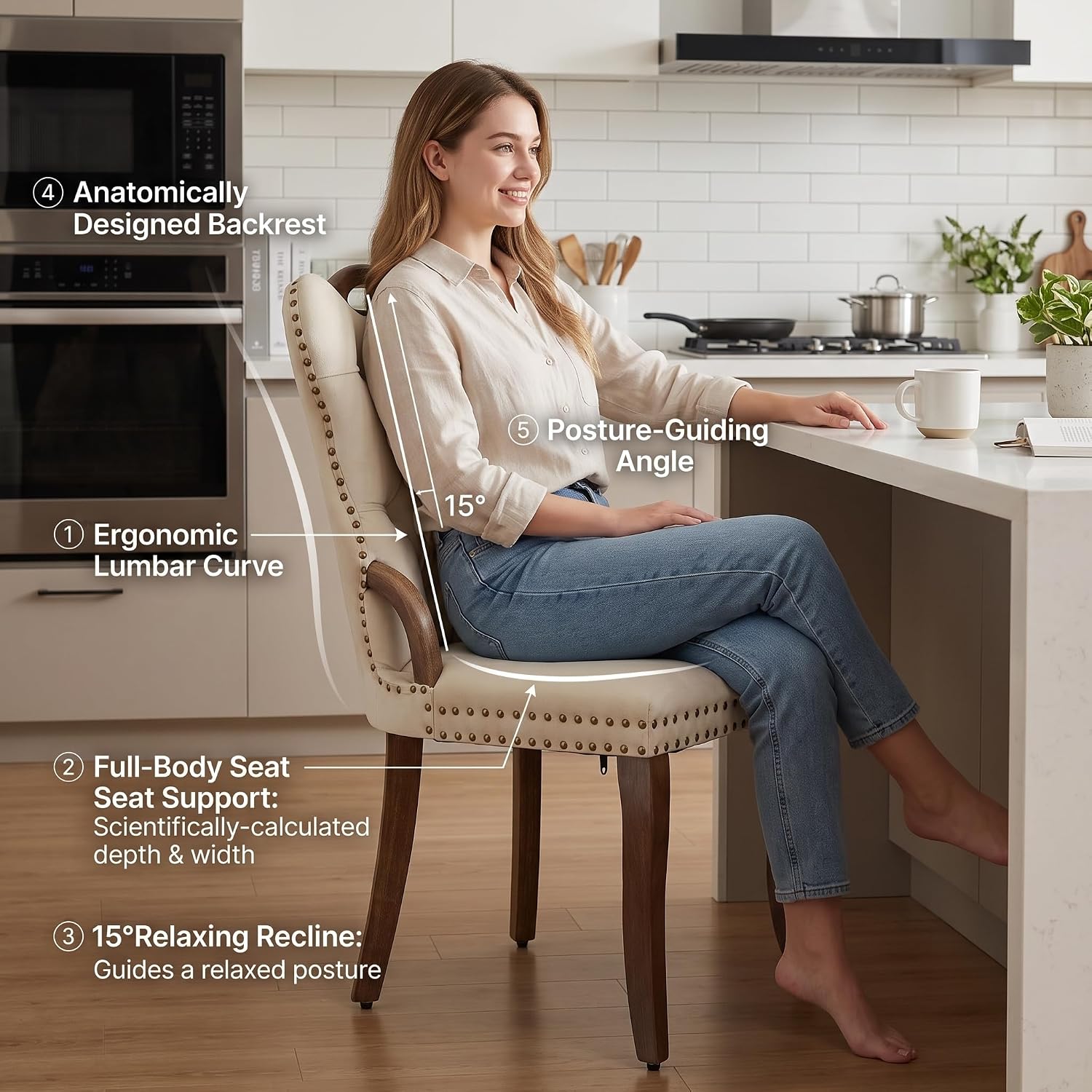 طقم كراسي مائدة يتكون من 6 قطع - مراجعة Furniture Hardware Manufacturer وسعره
