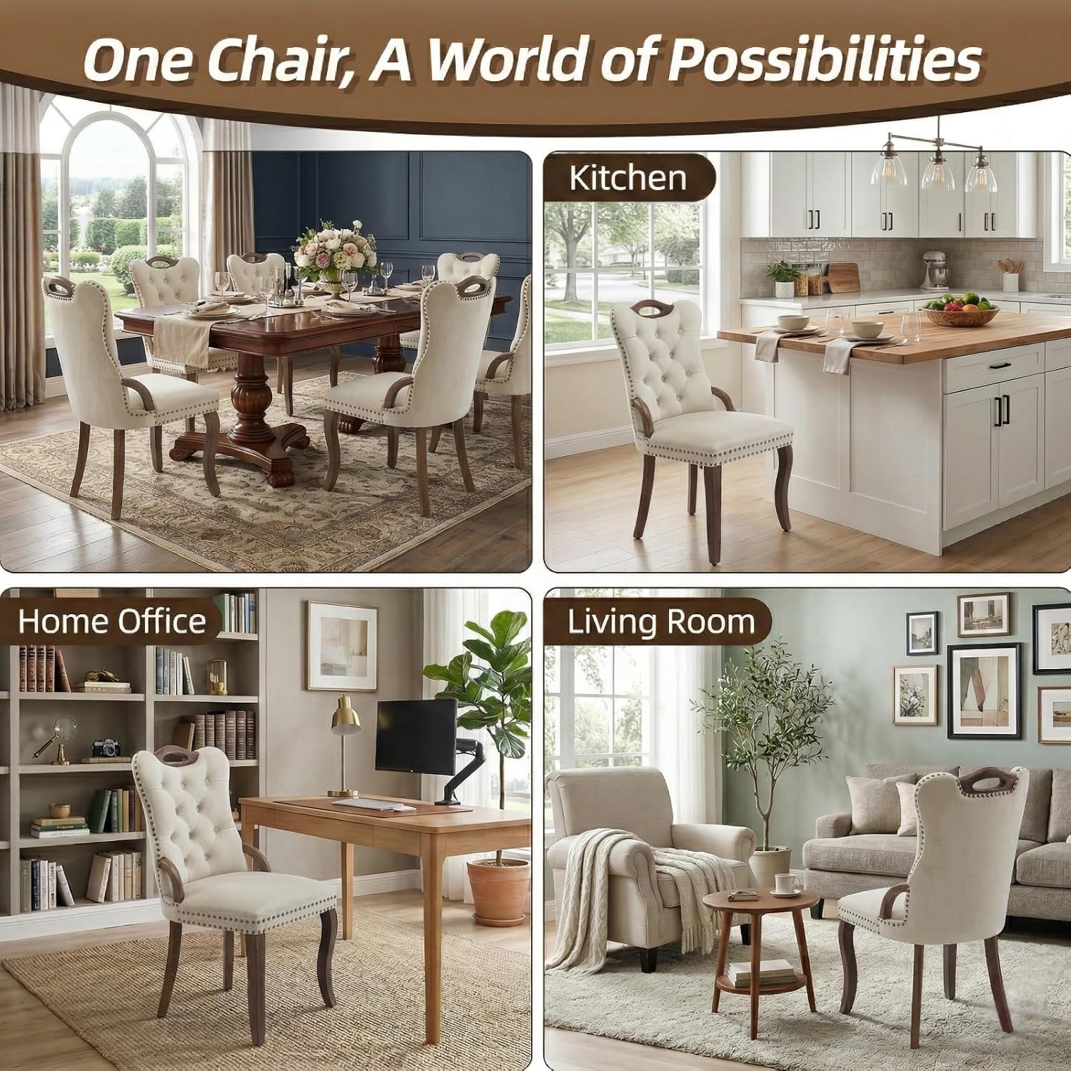 طقم كراسي مائدة يتكون من 6 قطع - مراجعة Furniture Hardware Manufacturer وسعره